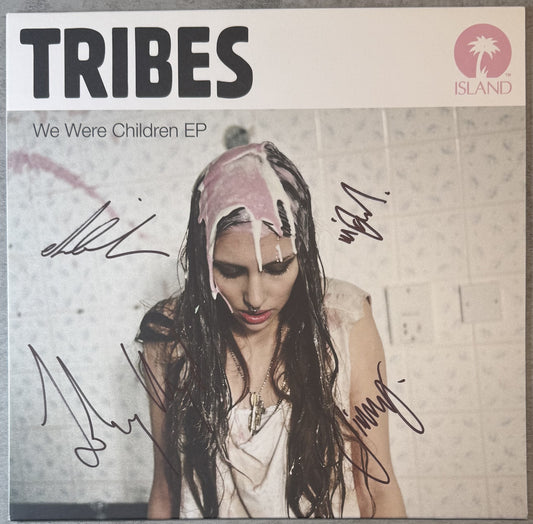 AUTOGRAPHED Tribes - We Were Children EP - 2011 UK Import Strong VG+/NM