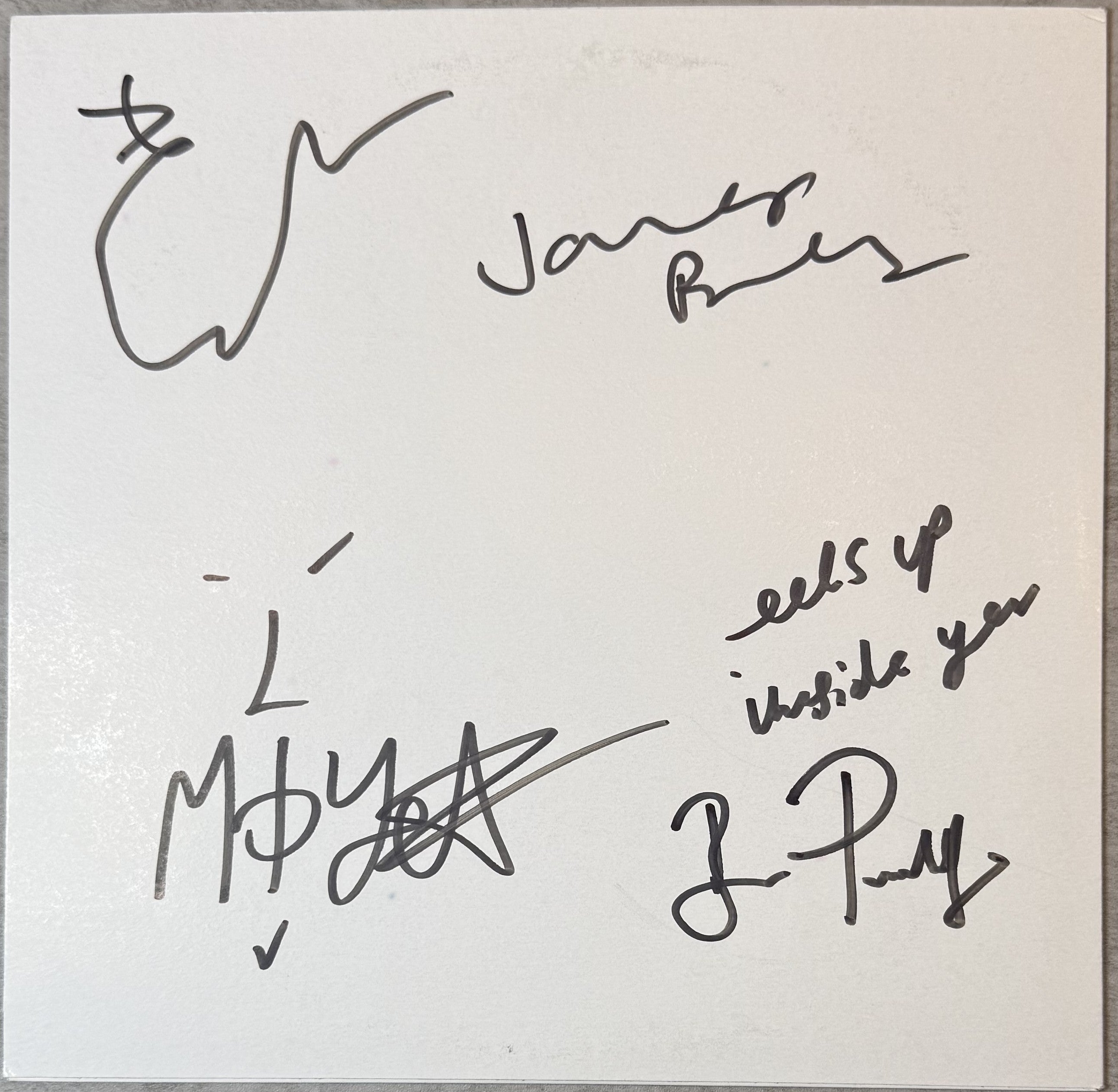 AUTOGRAPHED O Fracas - Factfinding EP 10" UK Import Ltd Edtn #'d (#011/500) SVG+