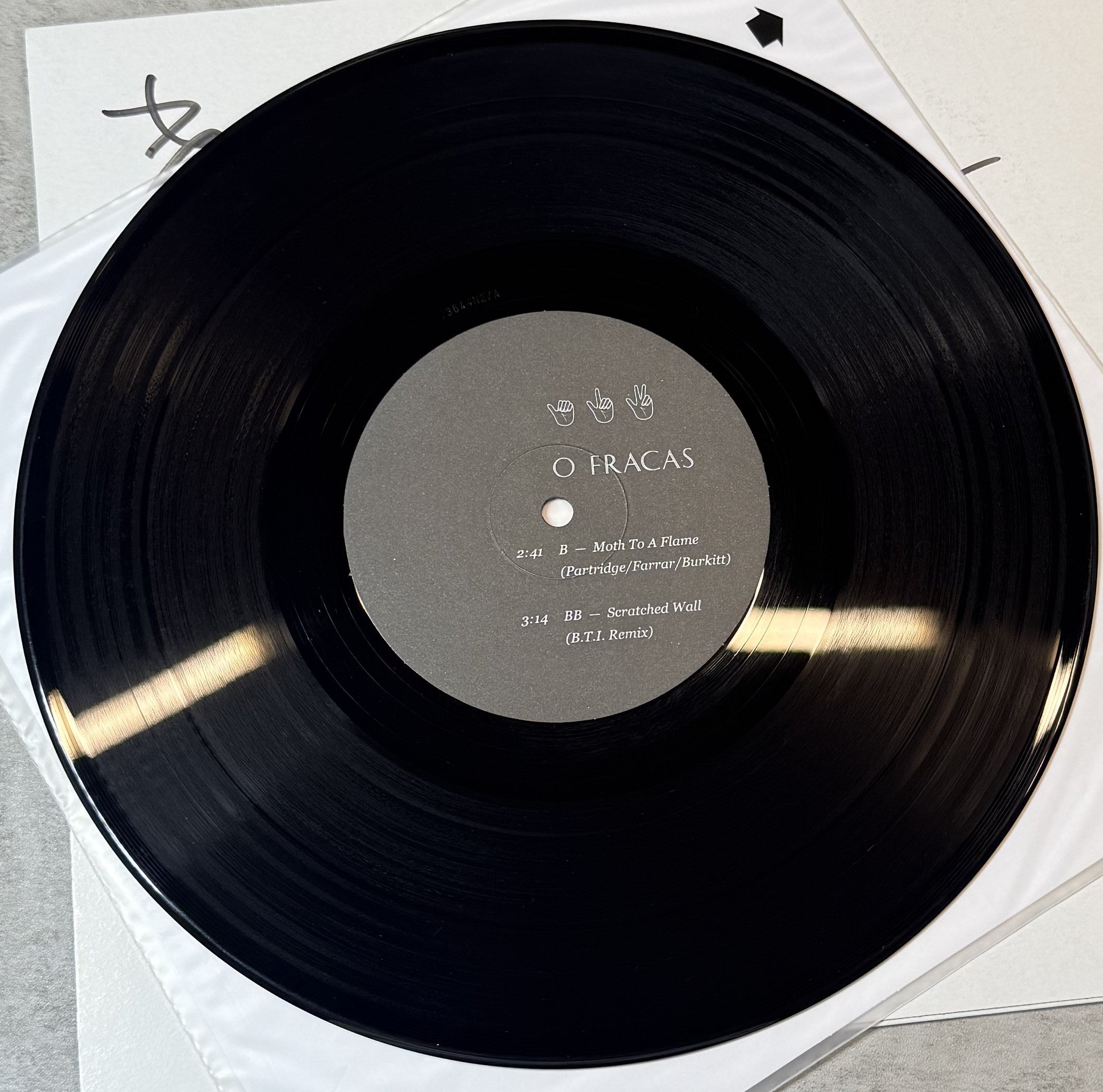 AUTOGRAPHED O Fracas - Factfinding EP 10" UK Import Ltd Edtn #'d (#011/500) SVG+
