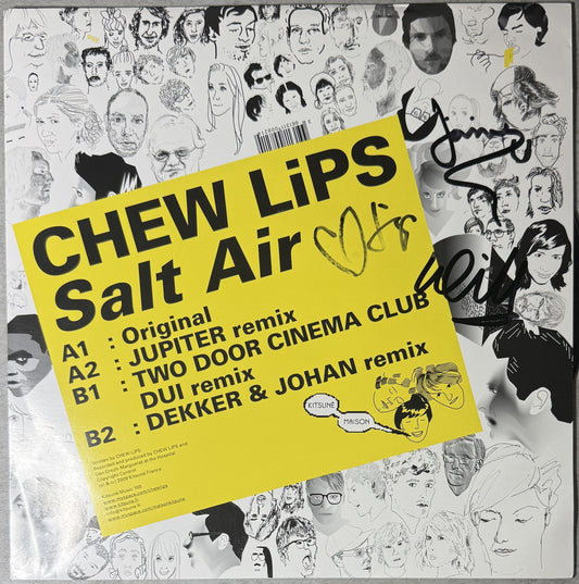AUTOGRAPHED CHEW LiPS - Salt Air 2009 French Import 12" House SVG+