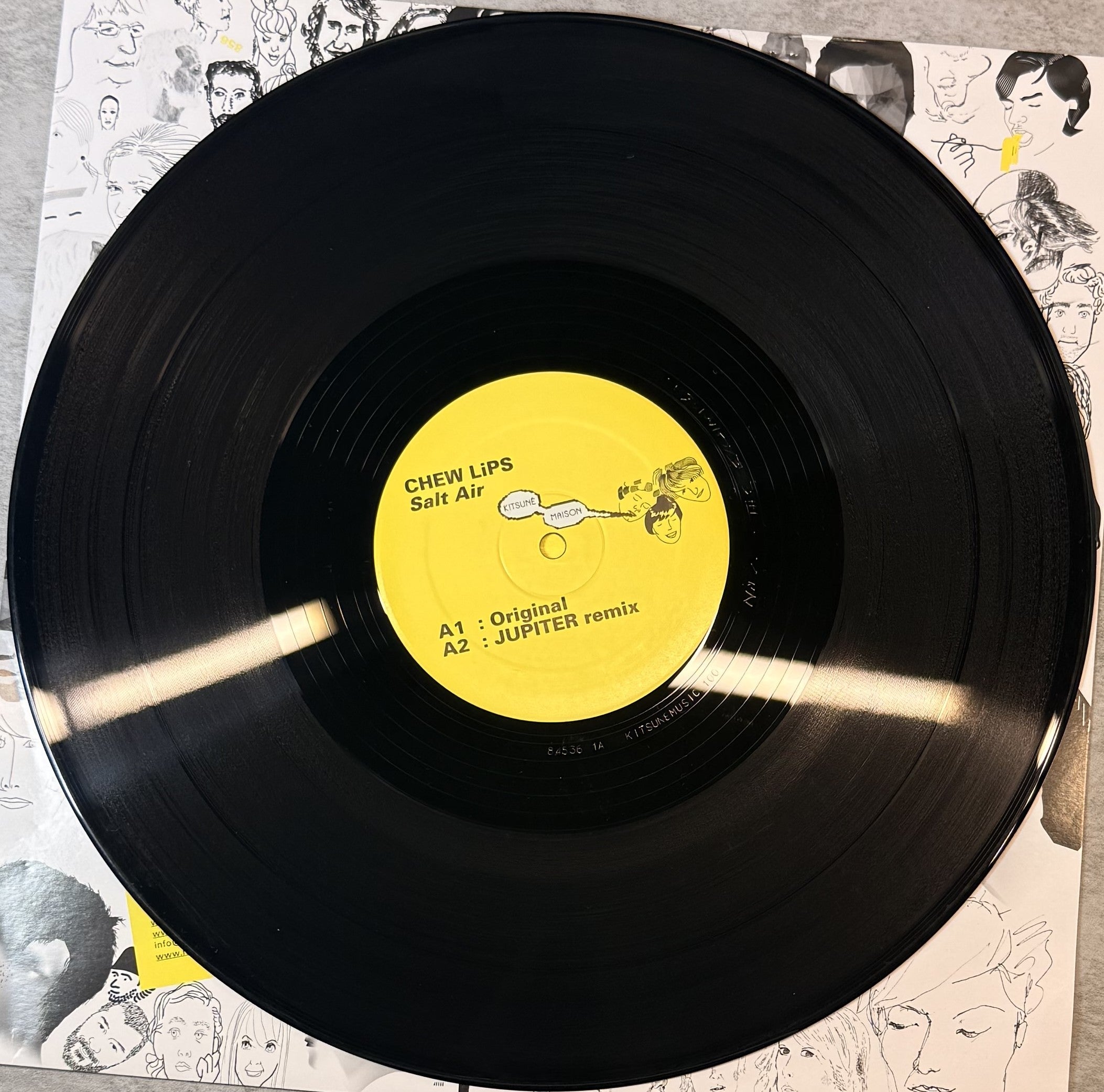 AUTOGRAPHED CHEW LiPS - Salt Air 2009 French Import 12" House SVG+