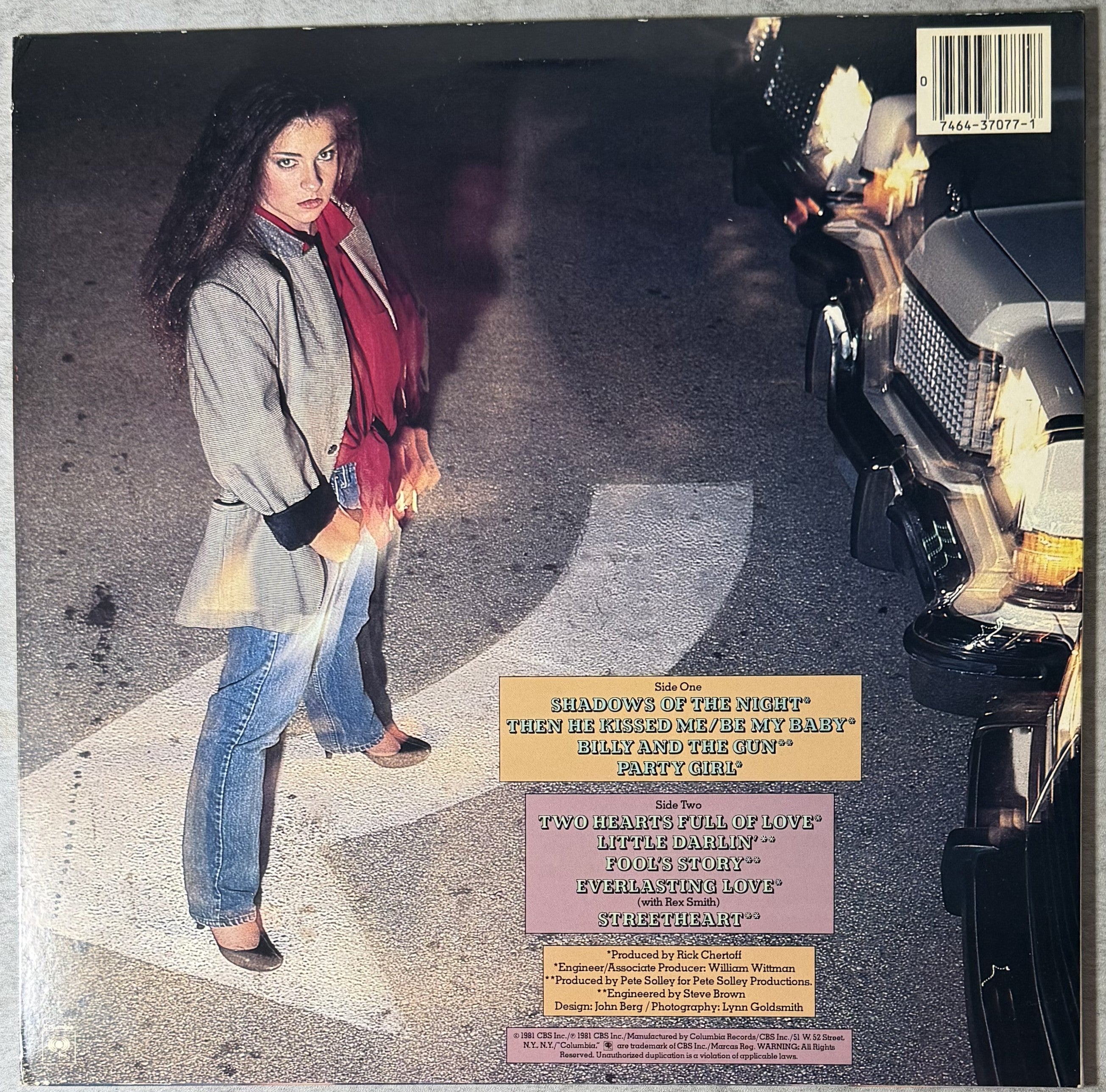 Rachel Sweet ...And Then He Kissed Me 1981 US 1st Press VG+/VG+