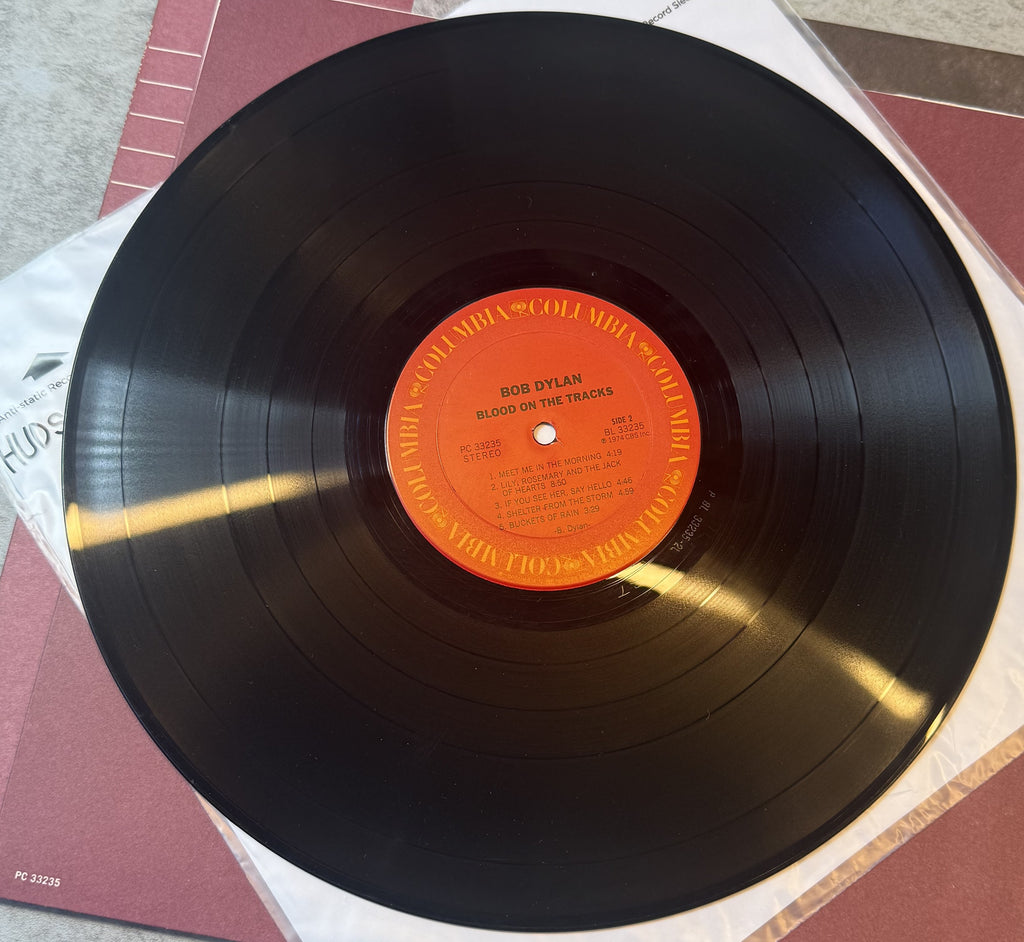 Bob Dylan - Blood On The Tracks - 1975 US 1st Press (Black Liner Notes) VG+/VG+