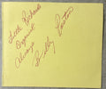 AUTOGRAPH - Billy Preston (also Ricky Brook on reverse) - Beatles & Rock 'N' Roll Memorabilia