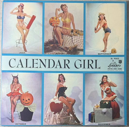 AUTOGRAPHED Julie London - Calendar Girl 1956 US 1st Press VG+/VG+