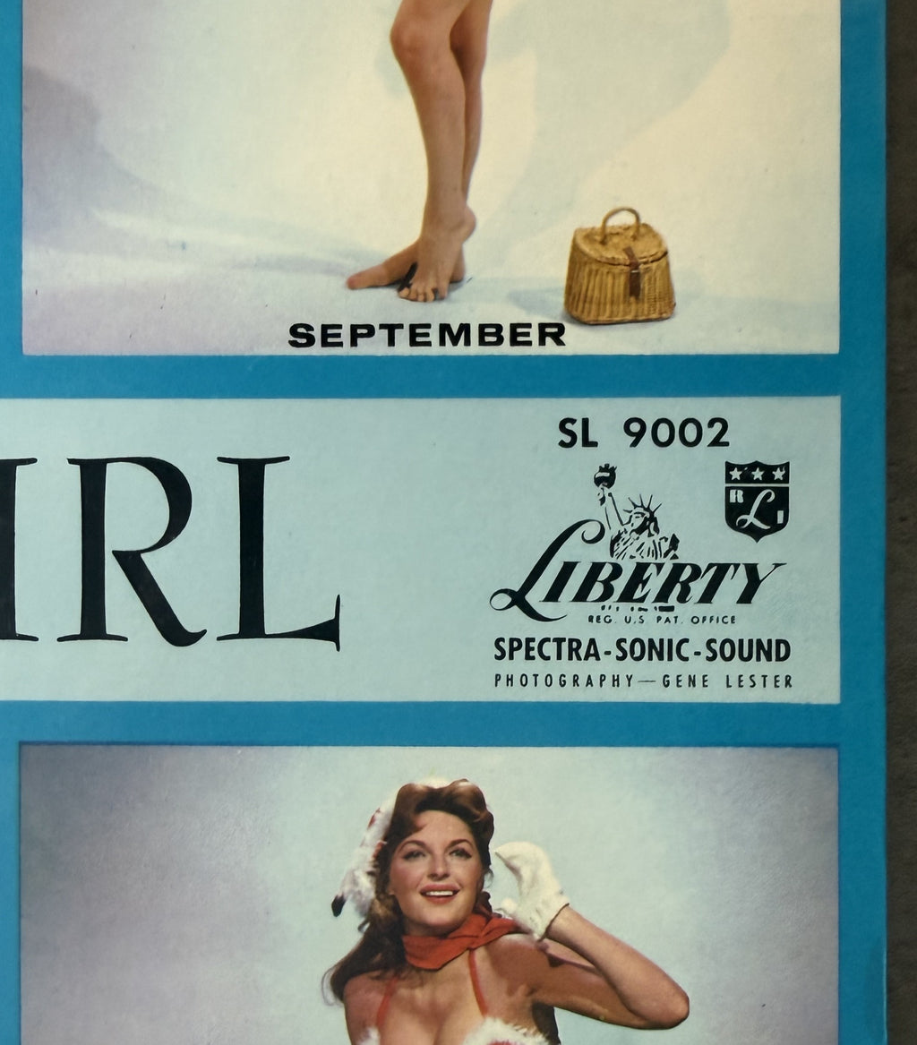 AUTOGRAPHED Julie London - Calendar Girl 1956 US 1st Press VG+/VG+