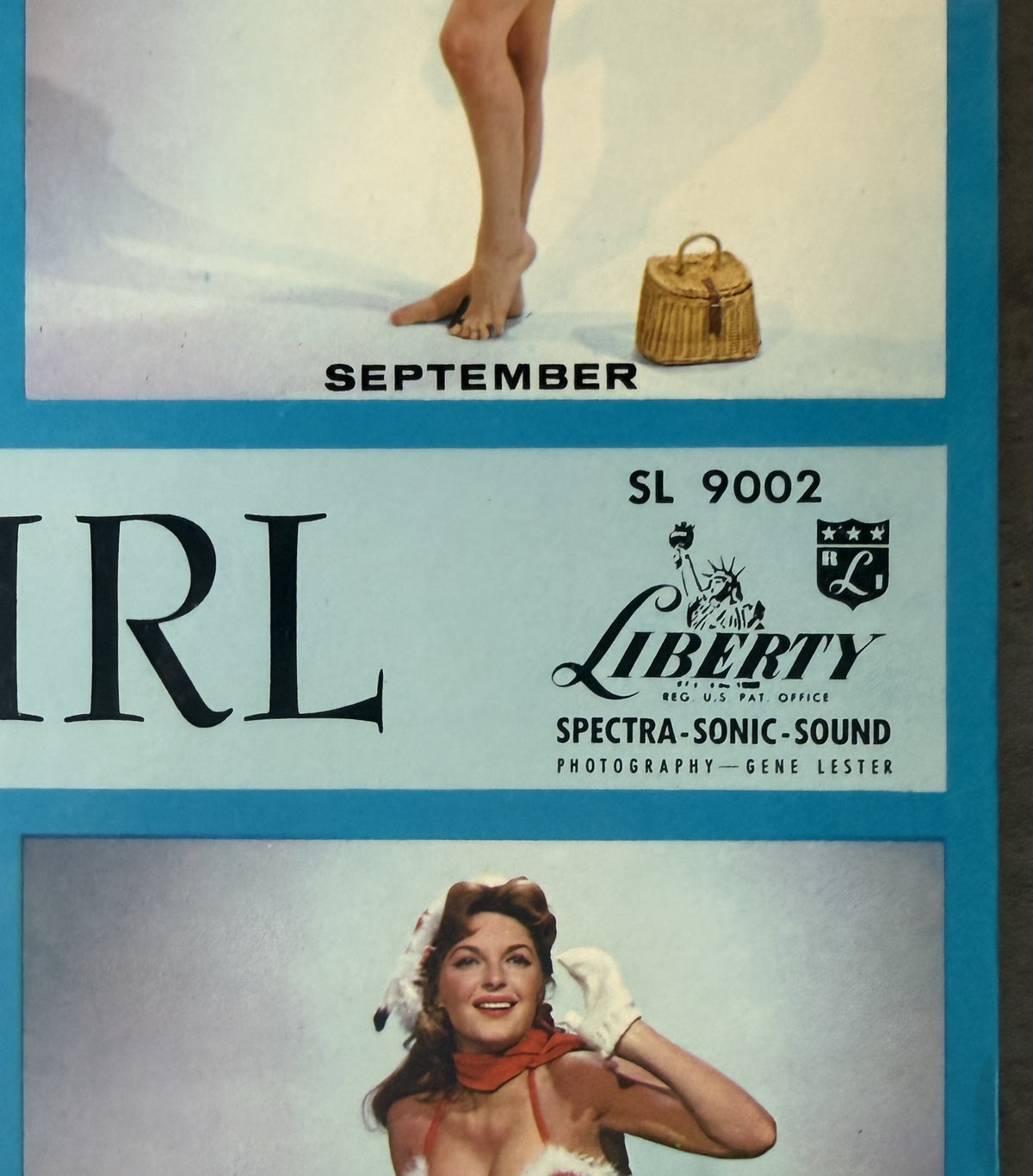AUTOGRAPHED Julie London - Calendar Girl 1956 US First Press VG+/VG+