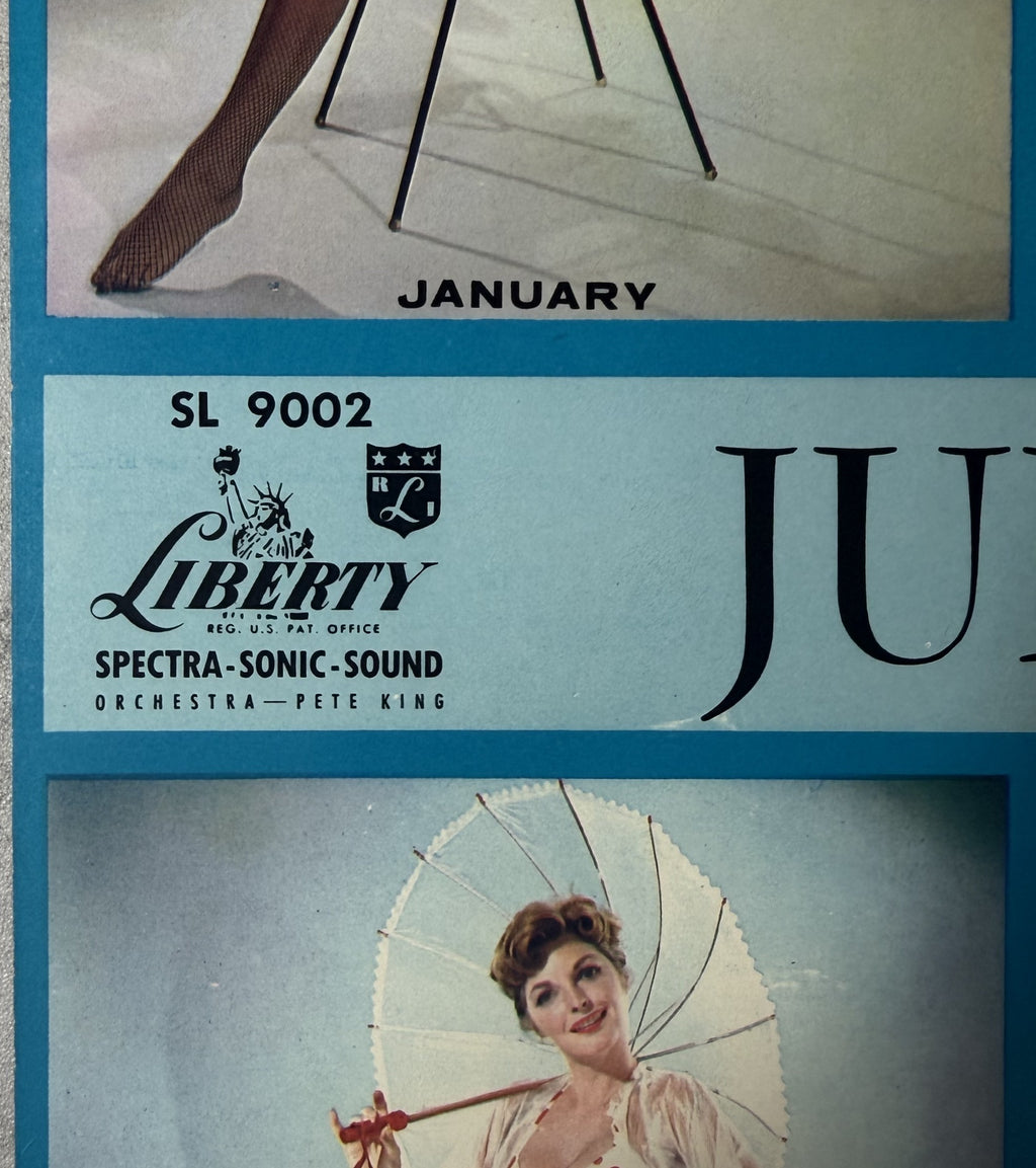 AUTOGRAPHED Julie London - Calendar Girl 1956 US 1st Press VG+/VG+