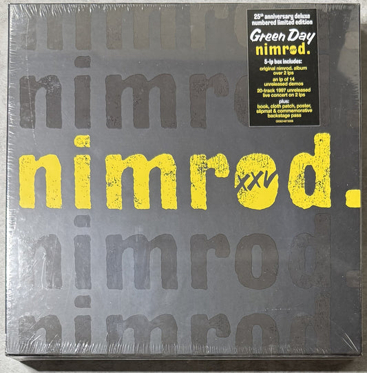 Green Day - Nimrod. XXV Box Set SEALED/NM #16,971 25th Anniv Ltd Edtn Black Vinyl