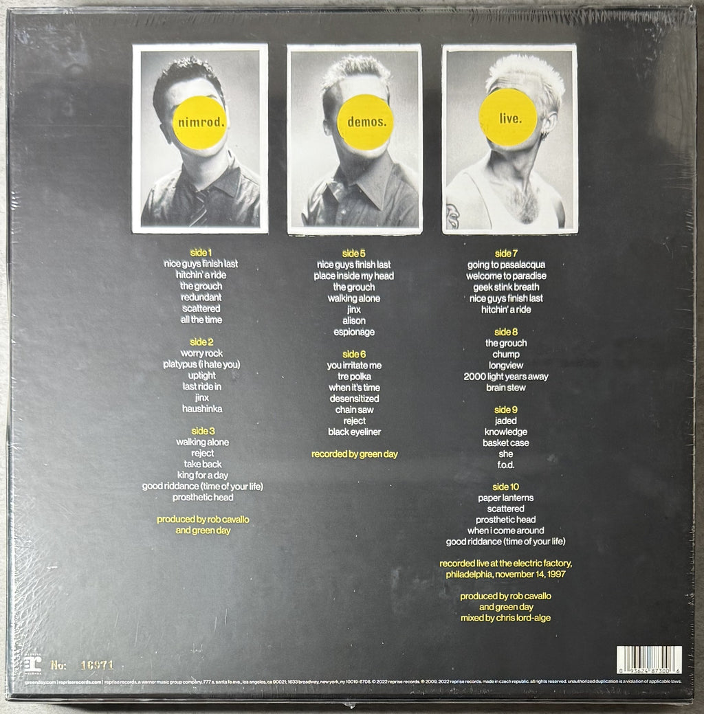 Green Day - Nimrod. XXV Box Set SEALED/NM #16,971 25th Anniv Ltd Edtn Black Vinyl