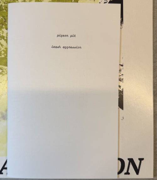 FOLK PUNK! Pigeon Pit - Leash Aggression NEW NM Ltd Edtn (300) 1st Press Yellow Vinyl