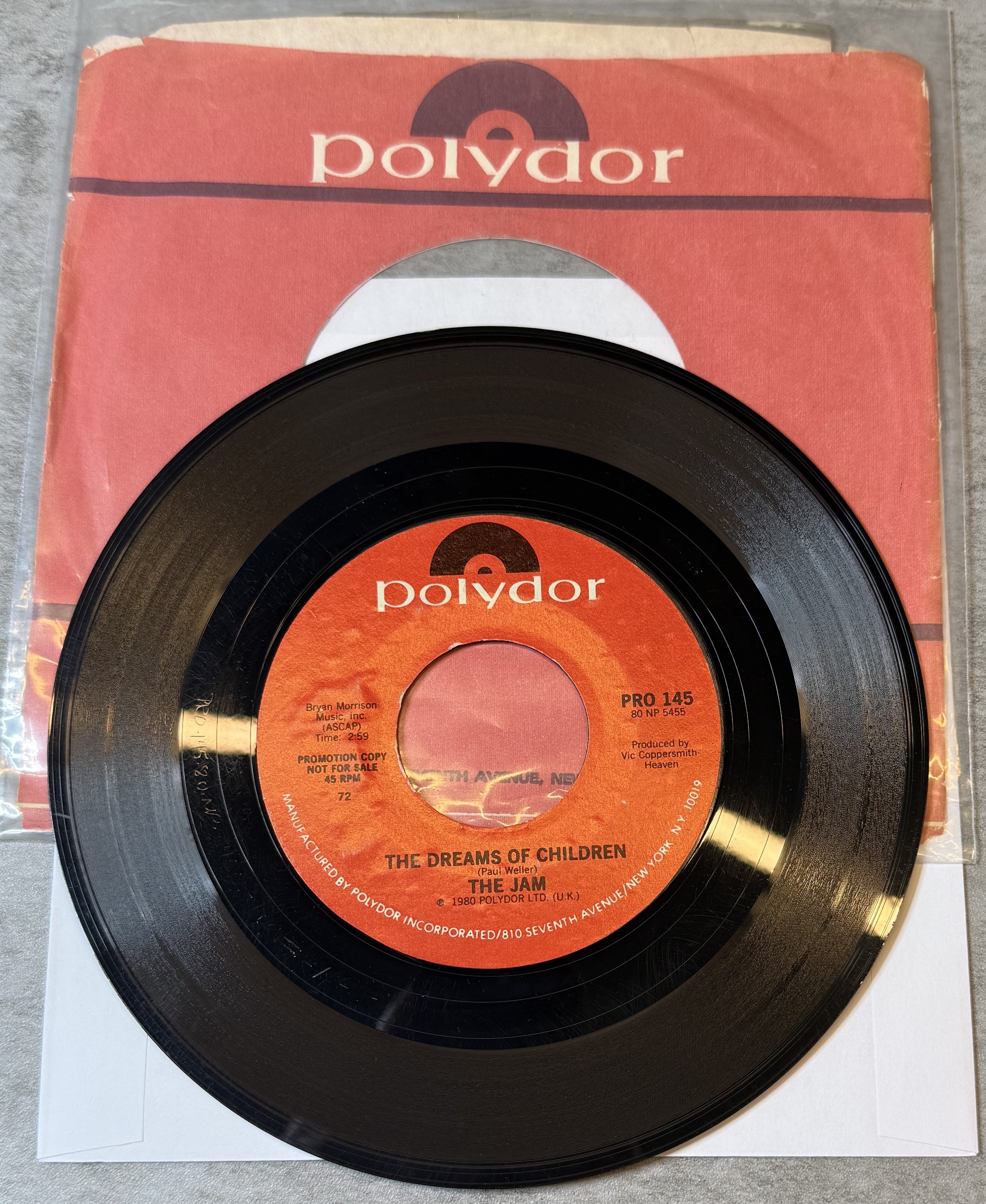 PROMO The Jam - Going Underground 1980 PRO 145 7" Single US