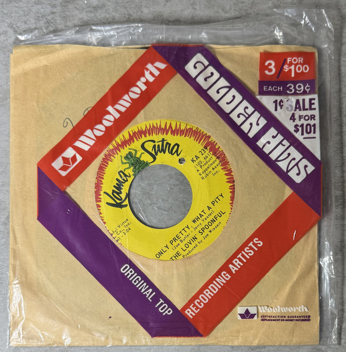 1967 SEALED/NM!  The Lovin' Spoonful - She Is Still A Mystery - sealed in Woolworth bag!
