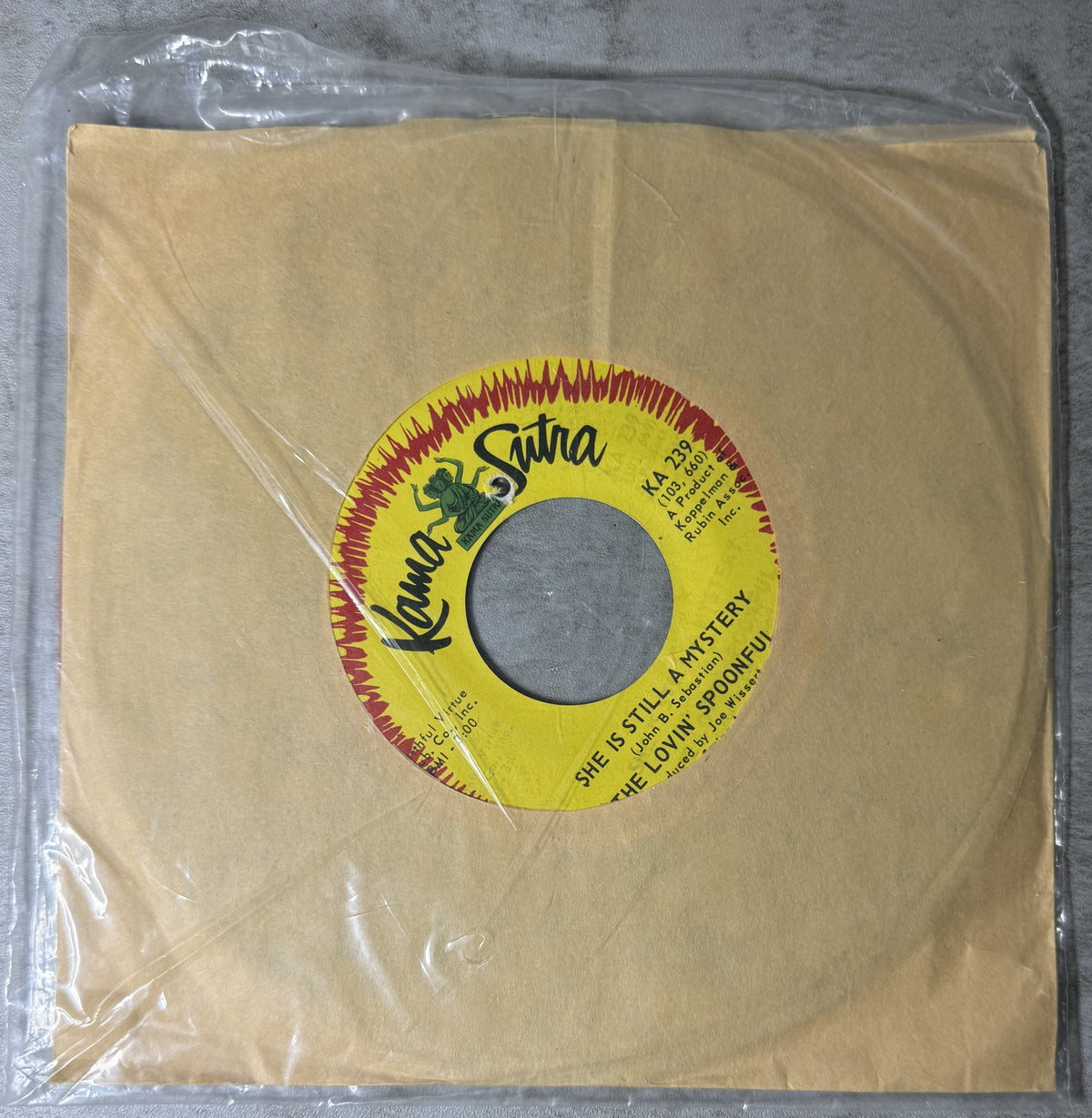 1967 SEALED/NM!  The Lovin' Spoonful - She Is Still A Mystery - sealed in Woolworth bag!