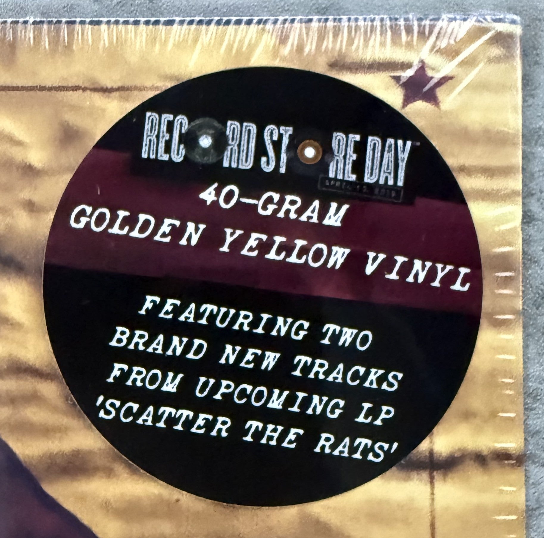 L7 - Burn Baby / Fighting The Crave - SEALED/NM 2019 RSD Ltd Edtn (1,500 copies) Golden Yellow Vinyl