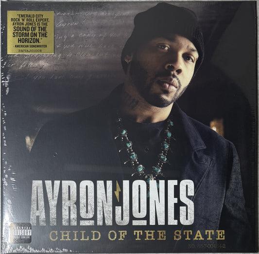 Ayron Jones - Child Of The State PURPLE Vinyl SEALED/NM Ltd Edtn (500 copies)