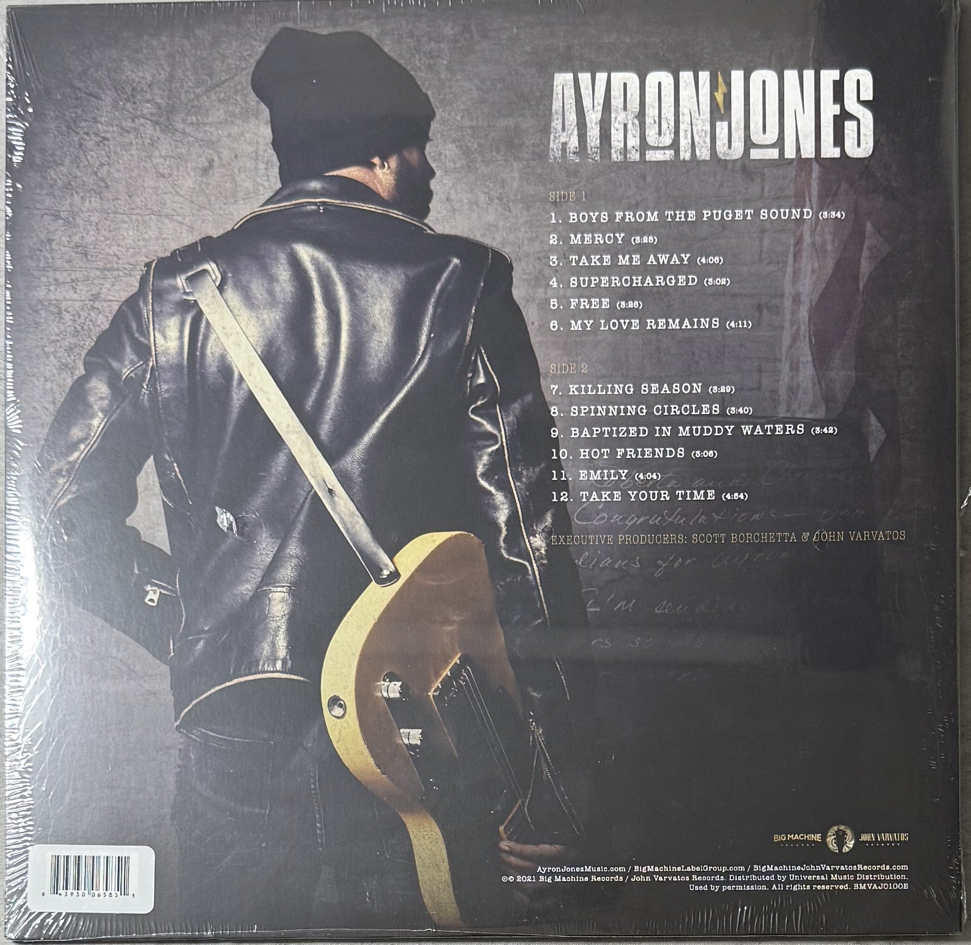 Ayron Jones - Child of the State 2021 SILVER SWIRL Vinyl SEALED/NM Ltd Edtn (500)