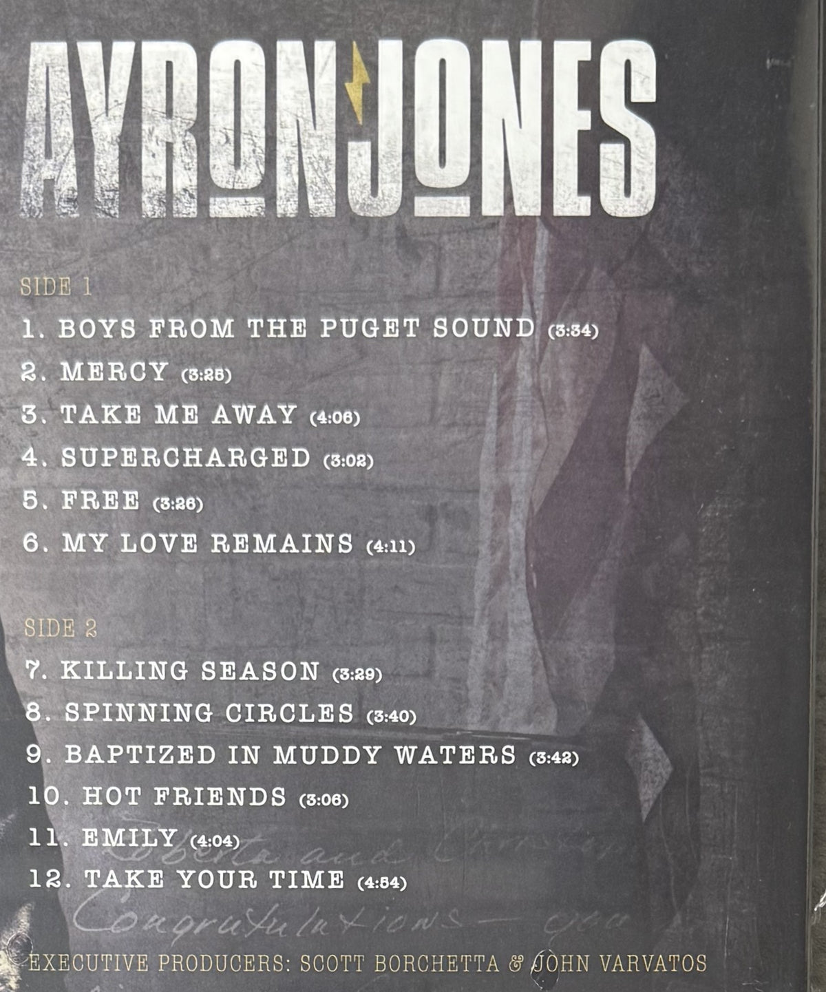 Ayron Jones - Child of the State 2021 SILVER SWIRL Vinyl Sealed New Limited Edition (500)