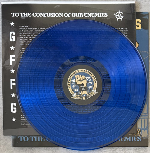 The Riverboat Gamblers - To The Confusion Of Our Enemies 2025 NEW/NM Ltd Edtn (500) Blue Vinyl