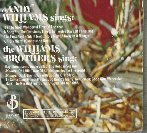 Christmas w Andy Williams & The Williams Bros - 1971 TH 1st Press