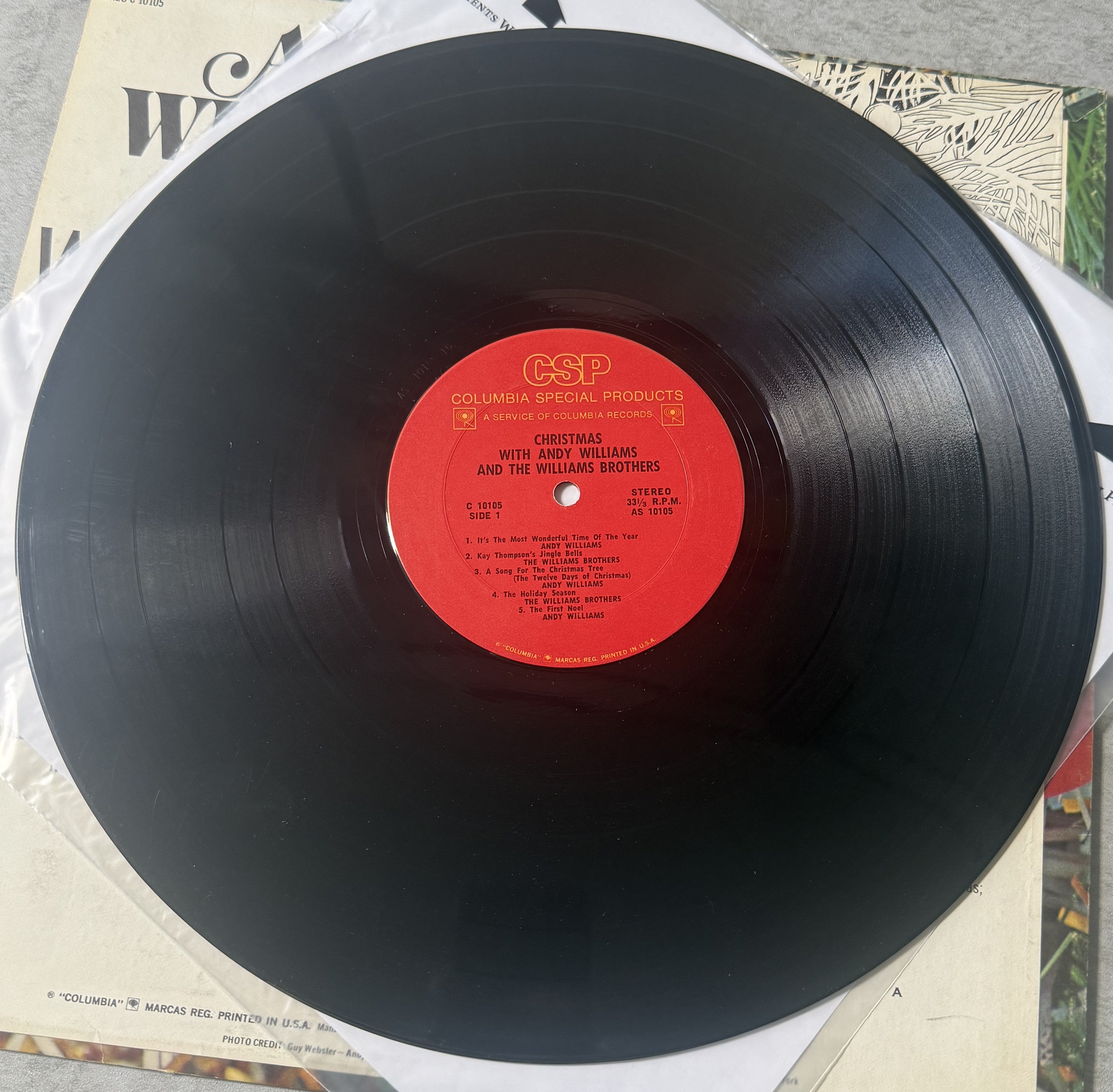 Christmas w Andy Williams & The Williams Bros - 1971 TH 1st Press