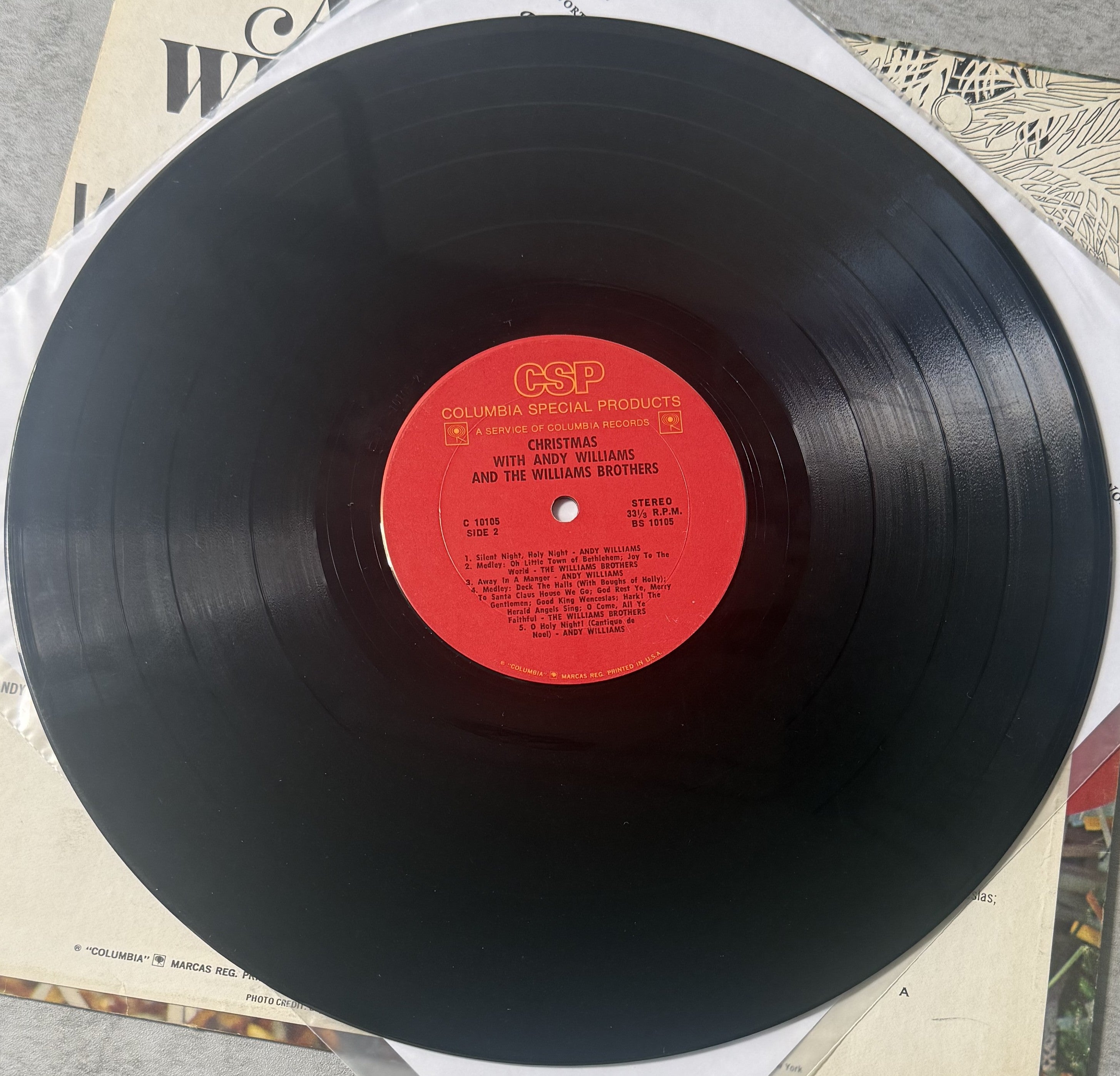 Christmas w Andy Williams & The Williams Bros - 1971 TH 1st Press