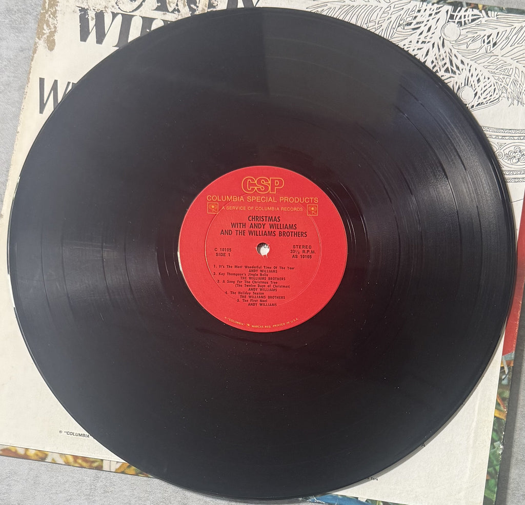Christmas w Andy Williams & The Williams Bros - 1971 TH 1st Press