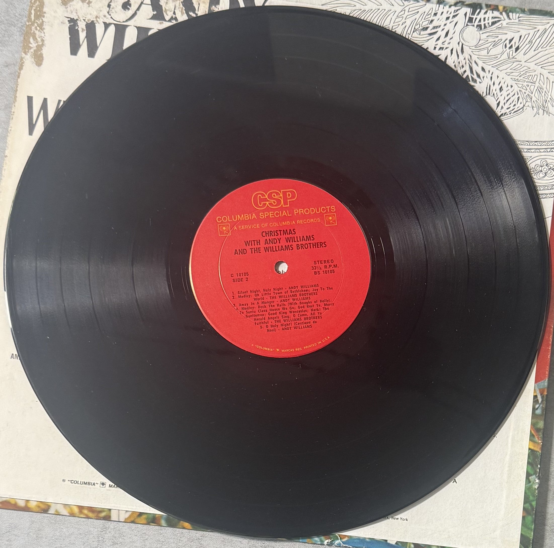 Christmas w Andy Williams & The Williams Bros - 1971 TH 1st Press