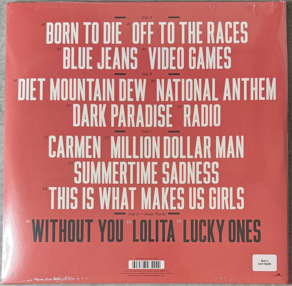 Lana Del Rey - Born To Die 2025 Deluxe Edtn SEALED/NM 2xLP Repress