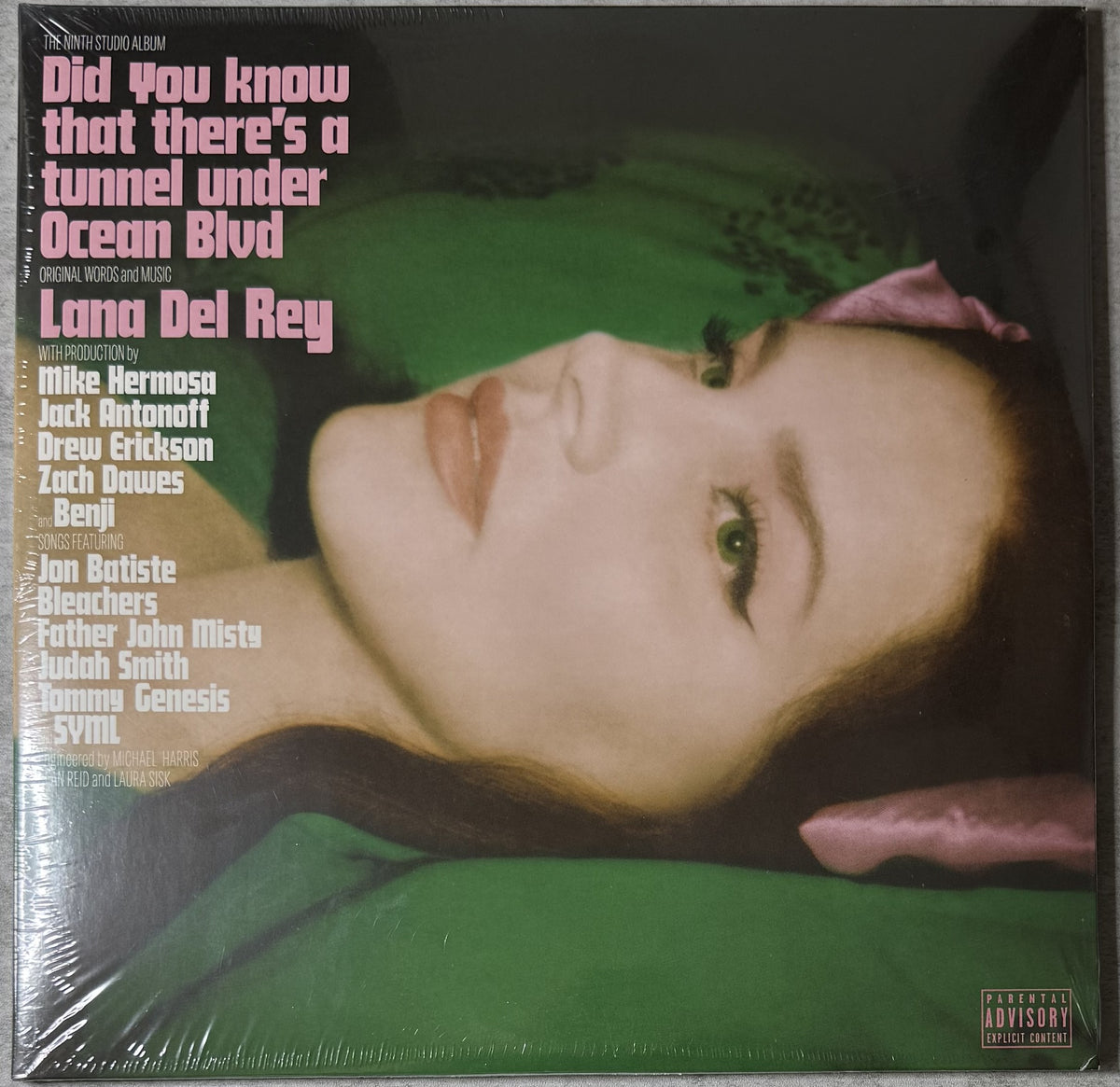 Lana Del Rey - ...Tunnel Under Ocean Blvd Sealed New 2023 First Press Light Pink 180g Vinyl