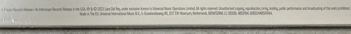 Lana Del Rey - ...Tunnel Under Ocean Blvd Sealed New 2023 First Press Light Pink 180g Vinyl