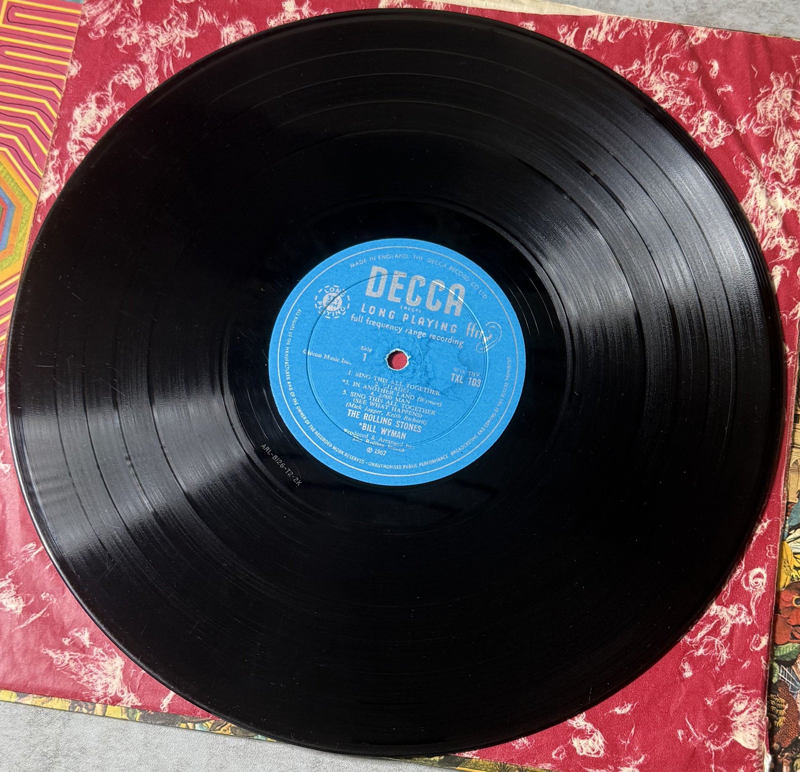 The Rolling Stones - Their Satanic Majesties Request 1967 UK Import repress G/G+