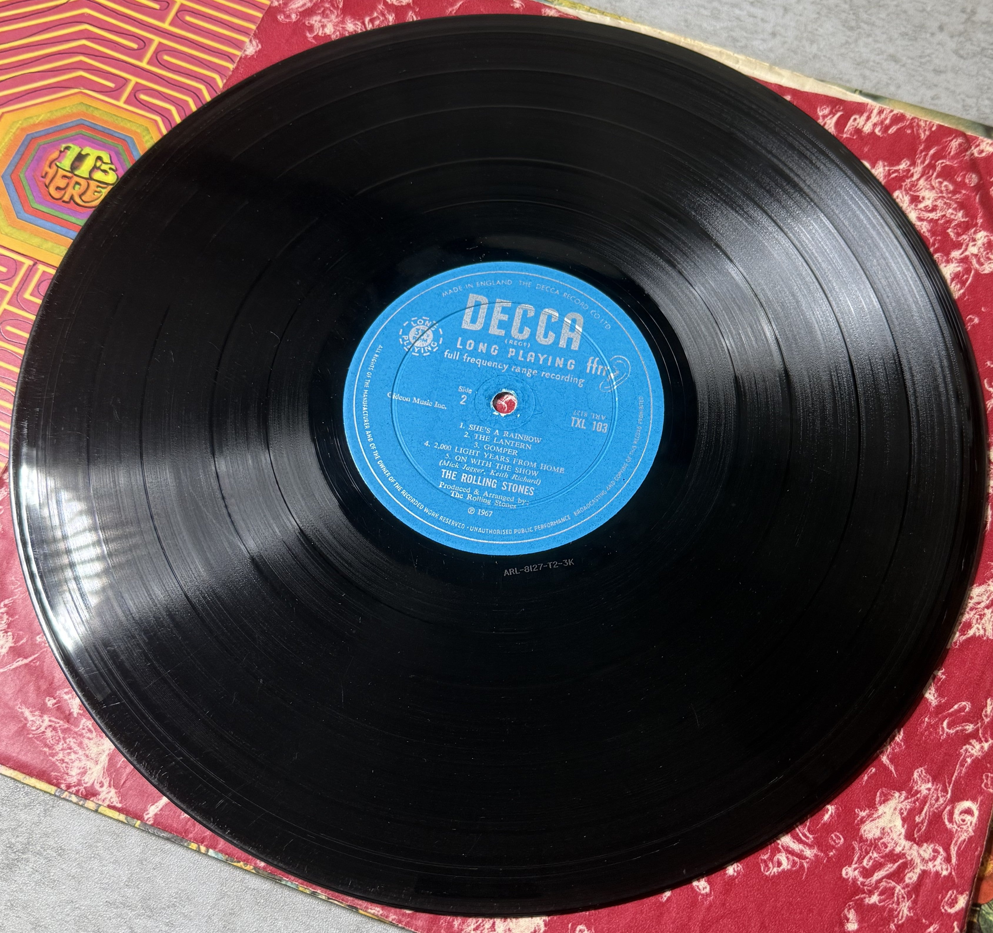 The Rolling Stones - Their Satanic Majesties Request 1967 UK Import repress G/G+
