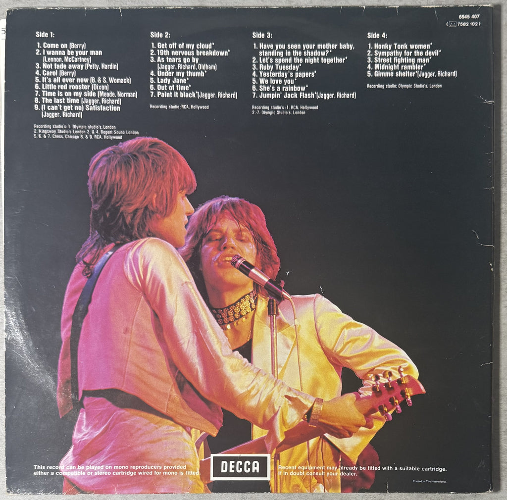 The Rolling Stones - Stones Story 1 - 1981 Dutch Import 2xLP VG/G+