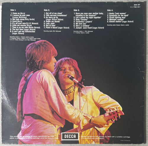 The Rolling Stones - Stones Story 1 - 1981 Dutch Import 2xLP VG/G+