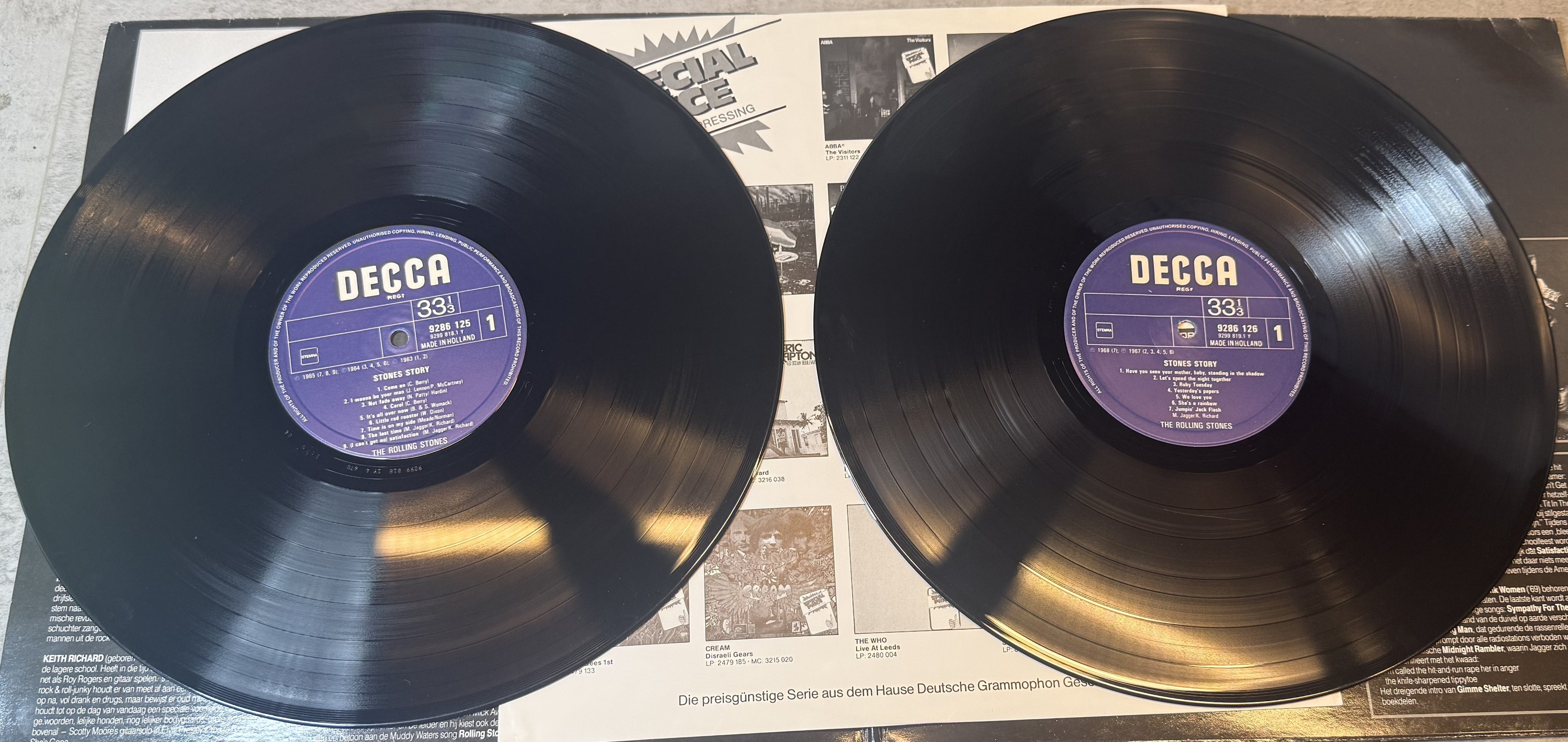 The Rolling Stones - Stones Story 1 - 1981 Dutch Import 2xLP VG/G+