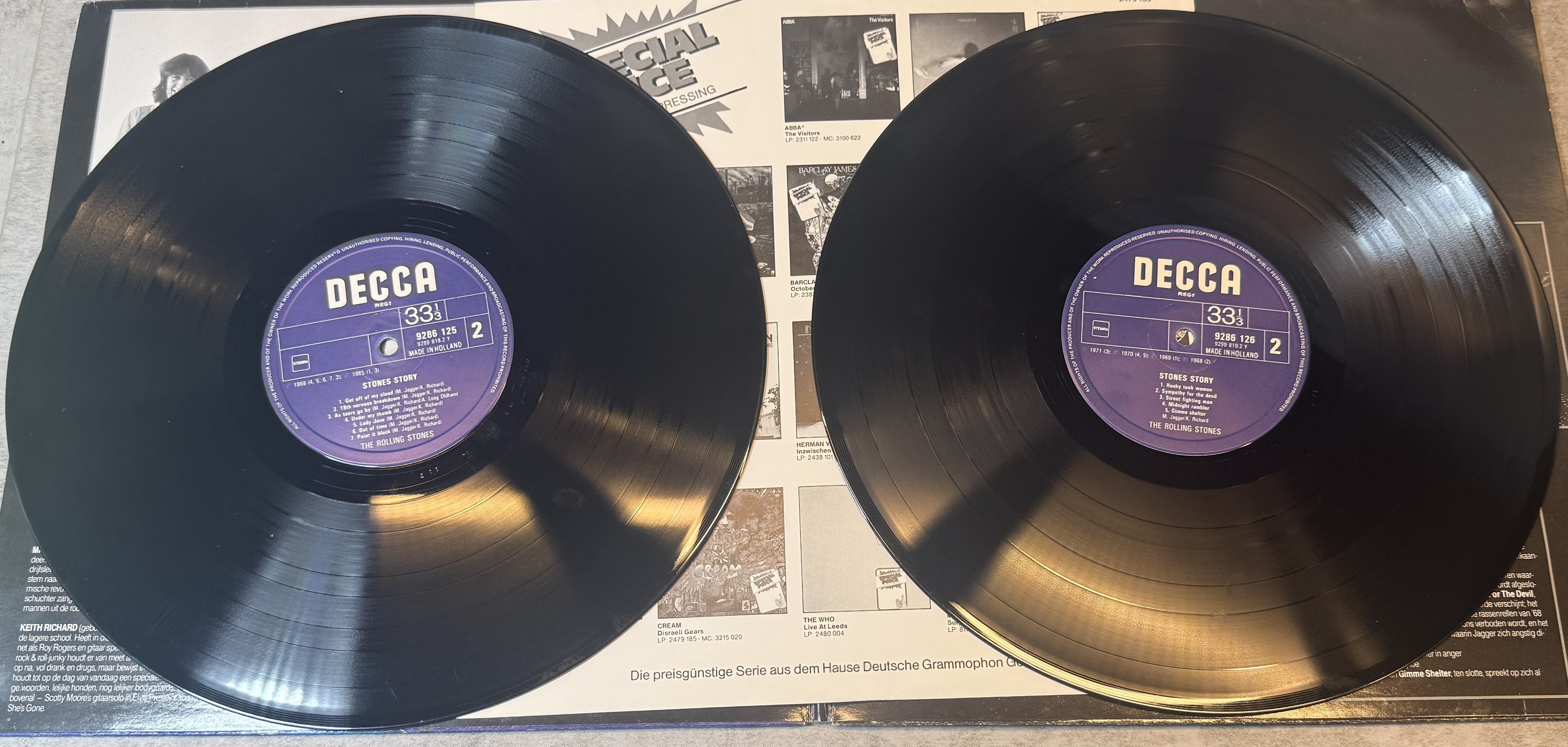 The Rolling Stones - Stones Story 1 - 1981 Dutch Import 2xLP VG/G+