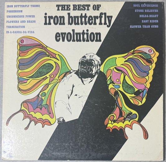 The Best of Iron Butterfly Evolution - 1971 US 1st Press Club Edtn VG/VG+ Stereo