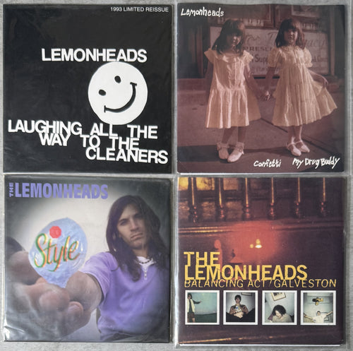 Lemonheads Fan Pack - 8 x 7" 45s 1986-1997 w/ PROMO & Imports VG/VG+ play