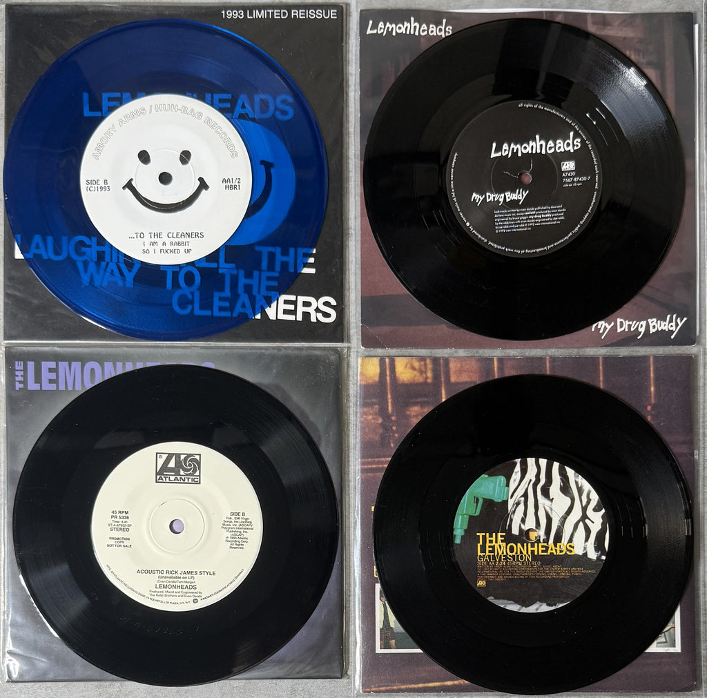 Lemonheads Fan Pack - 8 x 7" 45s 1986-1997 w/ PROMO & Imports VG/VG+ play