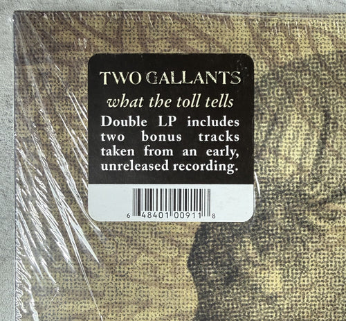 Two Gallants - What The Toll Tells 2006 1st Press 2xLP on 180g Vinyl VG+/VG+
