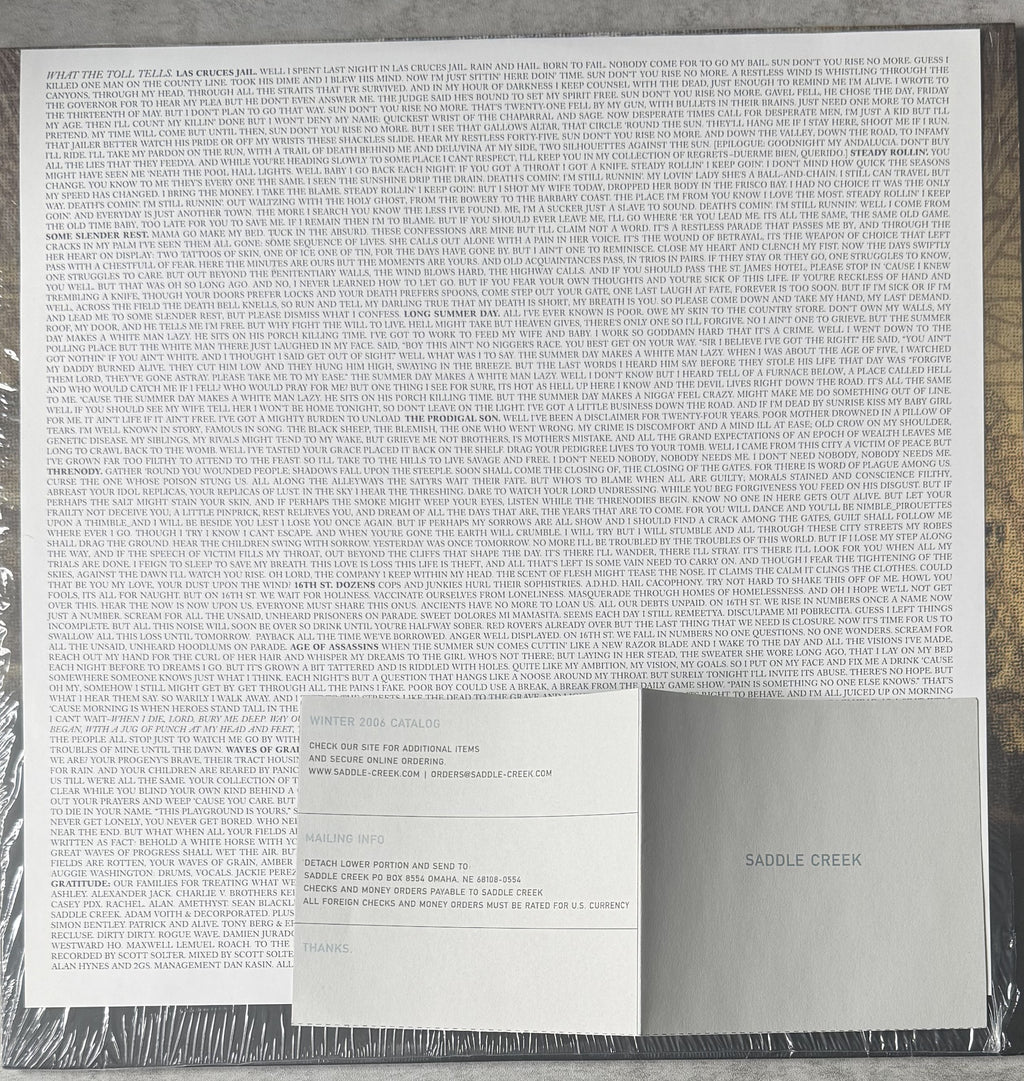 Two Gallants - What The Toll Tells 2006 1st Press 2xLP on 180g Vinyl VG+/VG+