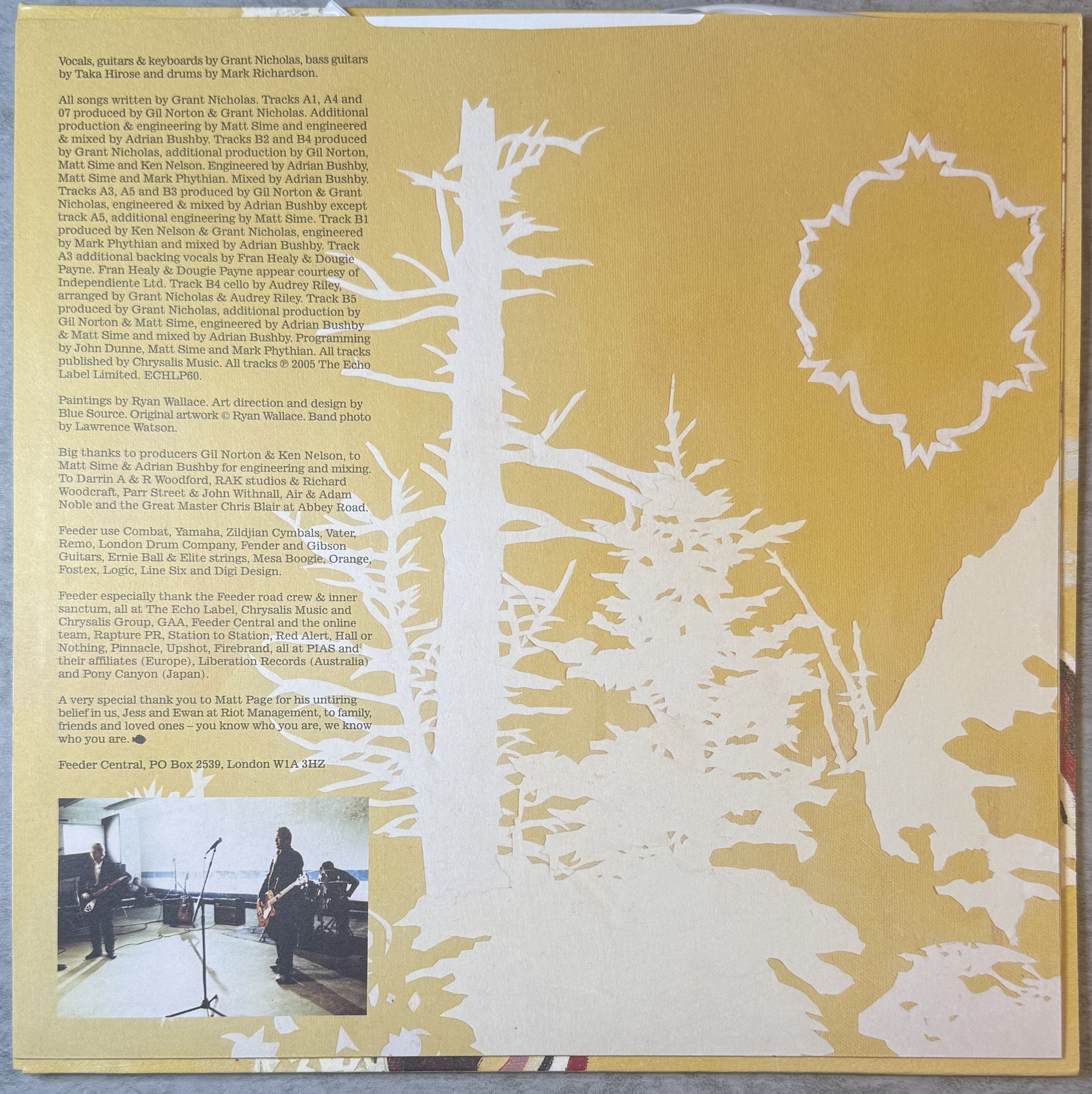 Feeder - Pushing The Senses 2005 UK 1st Press Ltd Edtn (1,000) VG+/VG+