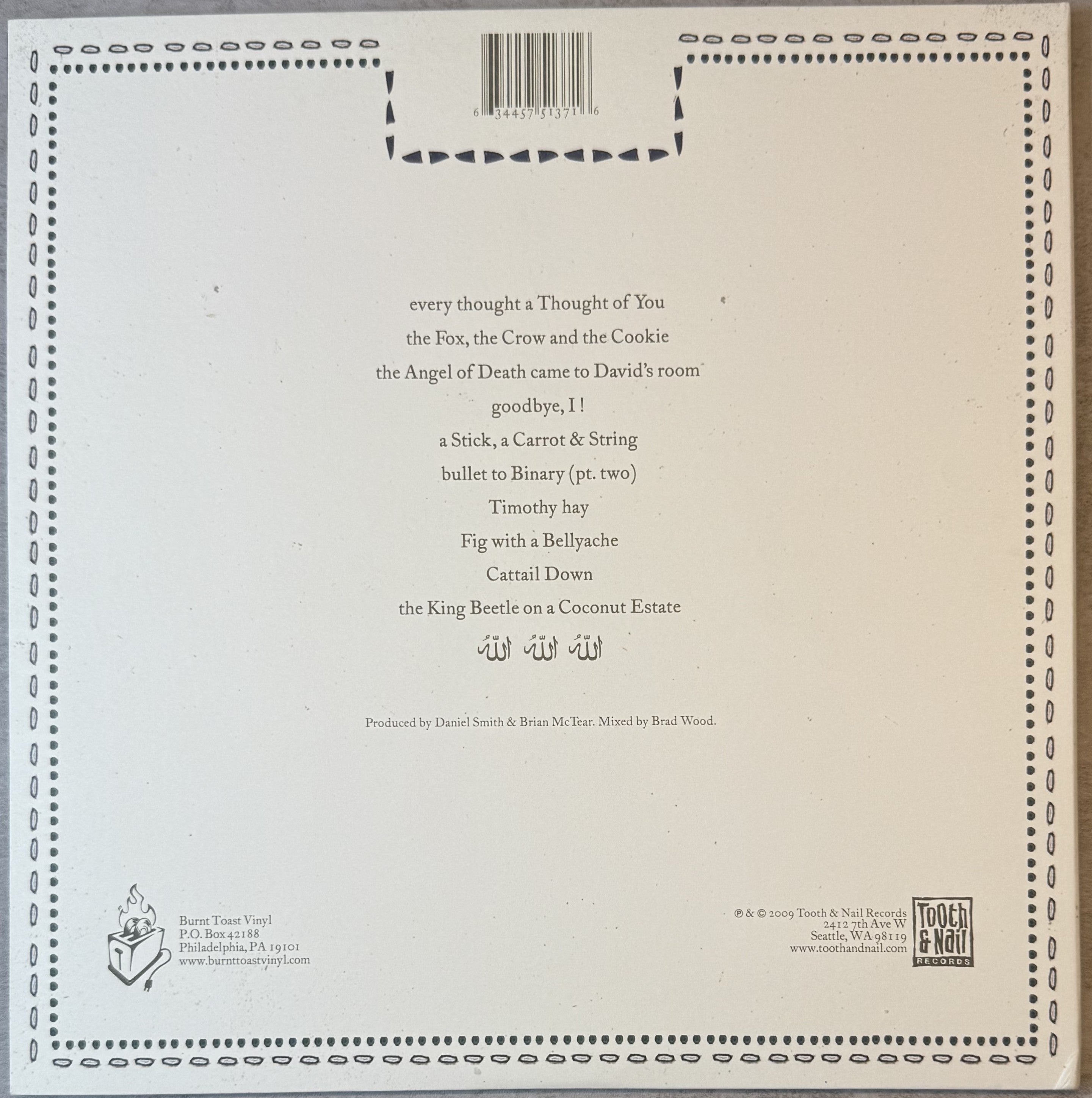 mewithoutYou - It's All... 2009 US 1st Press Marble Vinyl VG+/VG+