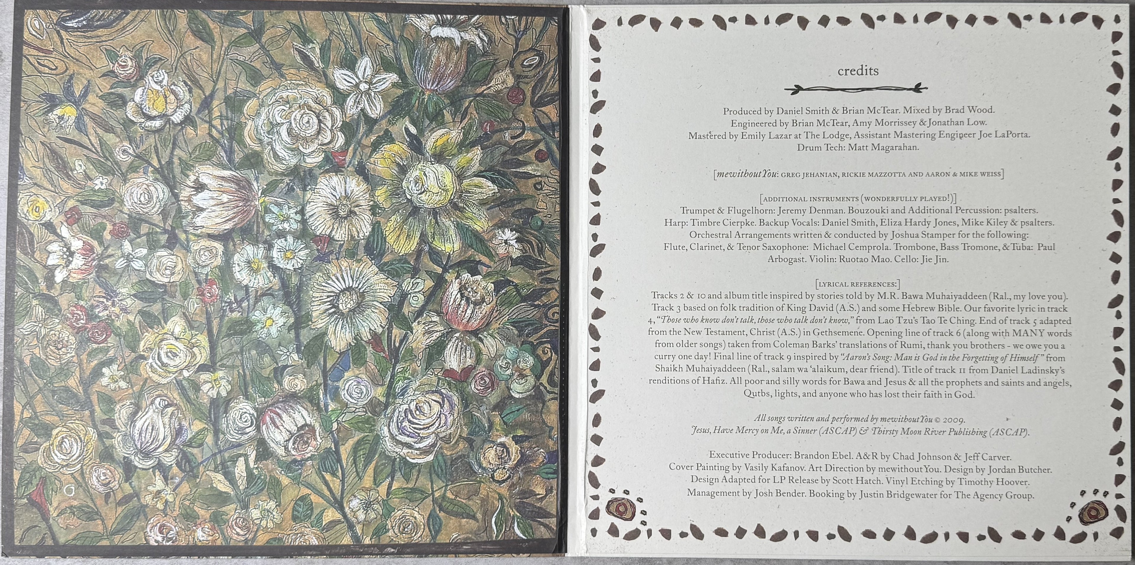 mewithoutYou - It's All... 2009 US 1st Press Marble Vinyl VG+/VG+
