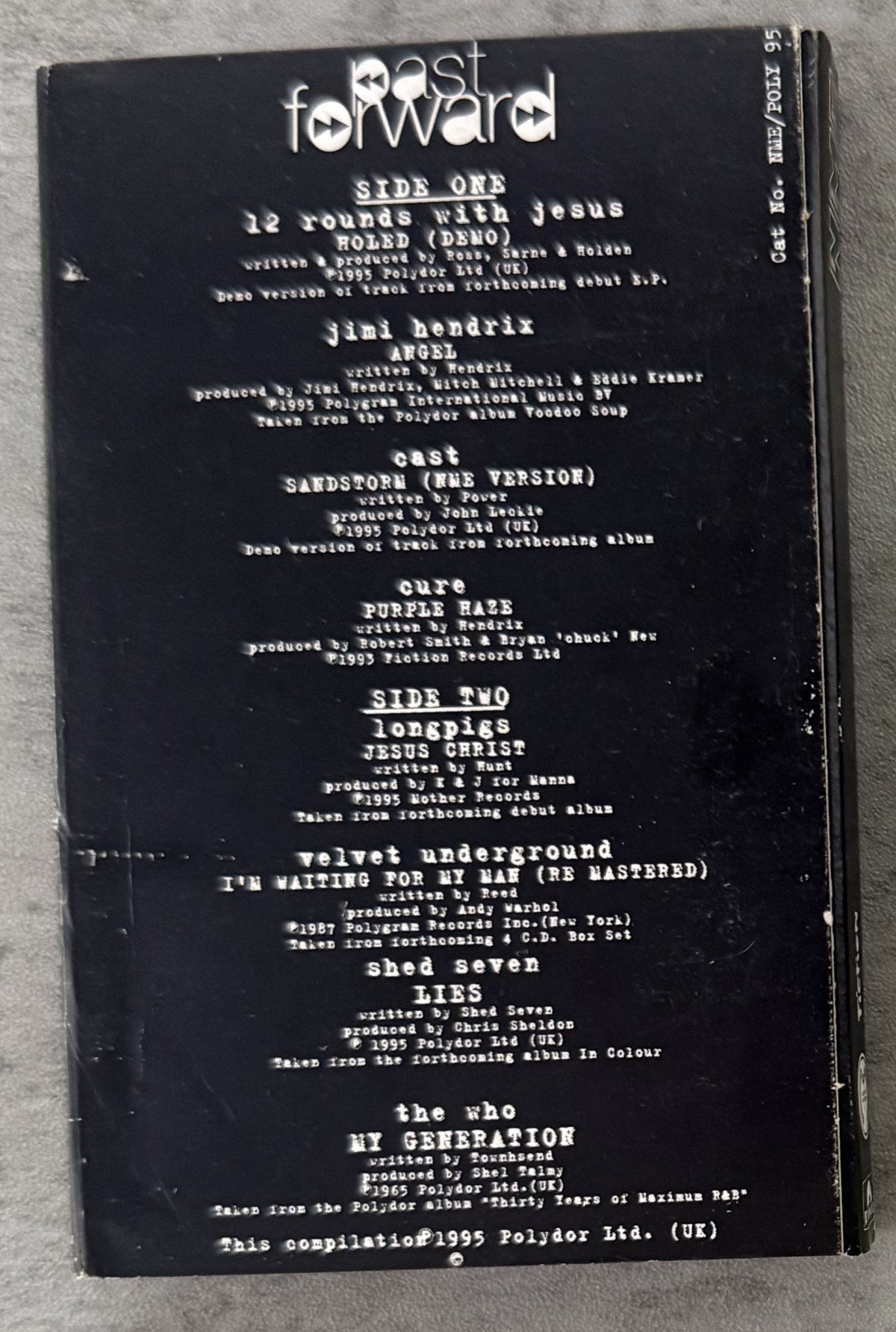 Past Forward 1995 - UK Import Cassette NME/POLY 95 Compilation