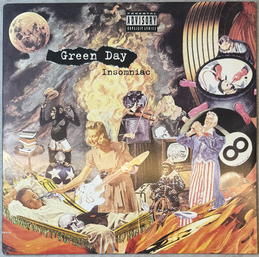 Green Day - Insomniac 1995 Germany 1st Press VG+/VG+