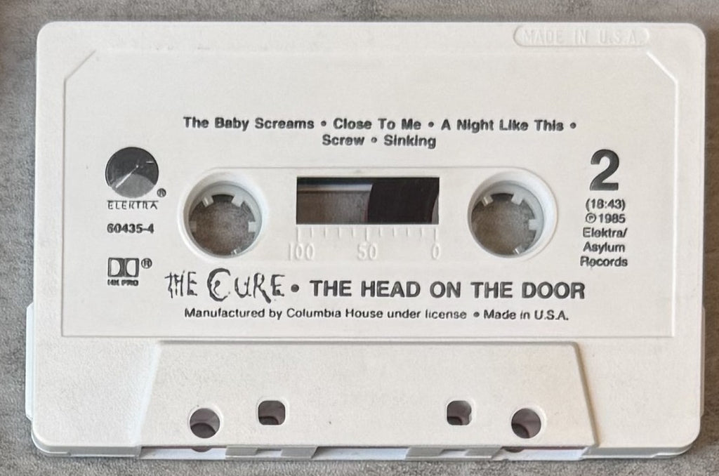 The Cure - The Head On The Door Cassette US CH 1985 VG+