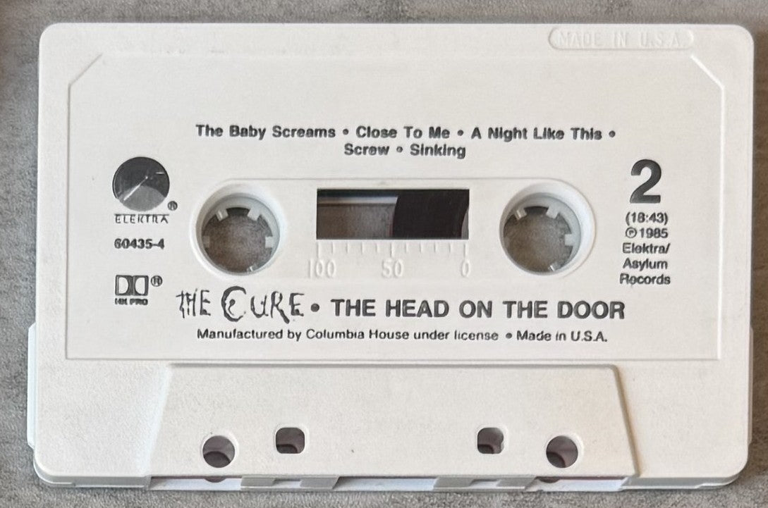 The Cure - The Head On The Door Cassette US CH 1985 VG+