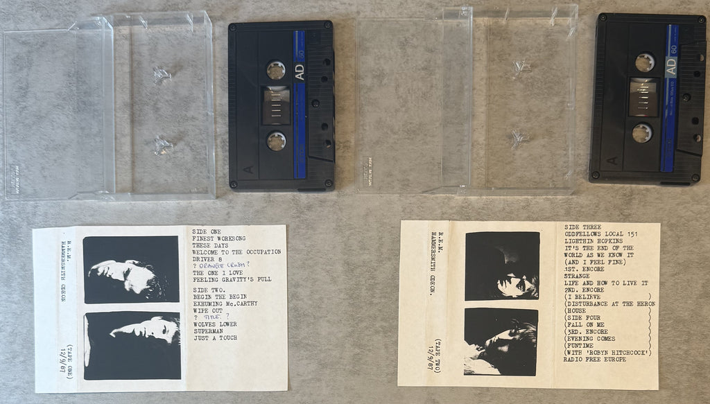 REM - Hammersmith Odeon 1987 bootleg live (2 tapes) VG+